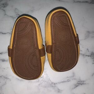 Brown and Yellow Kids Shoes